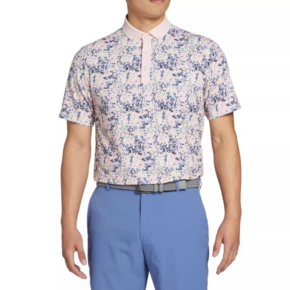 NWT Men's Walter Hagen Performance 11 Garden Party Printed Golf Polo Sz Large